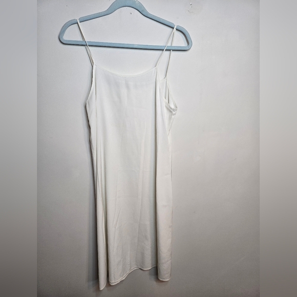 Elegant Whitish Cream Embroidered Dress - Picture 6 of 11